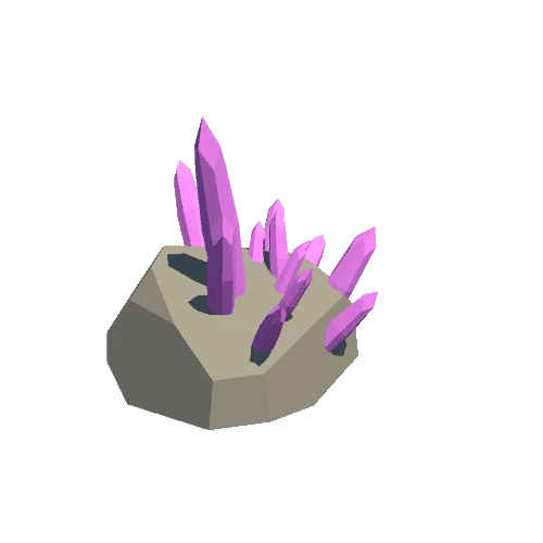 Rock With Gems 018 Violet